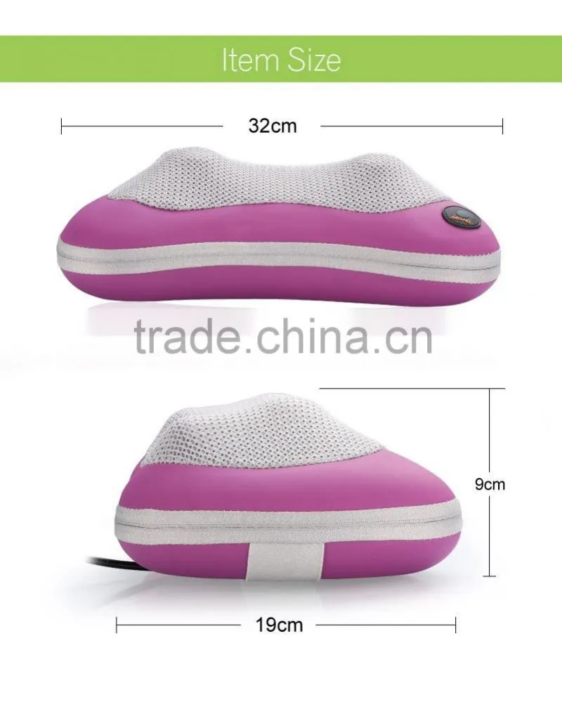 Rechargeable Health Care products. Fashion body massager. Personal Electric massage pillow C38-MP014