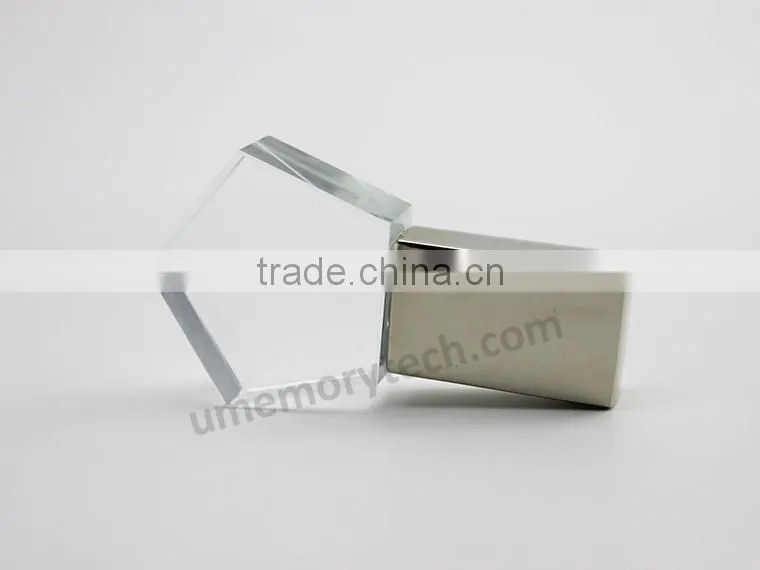 gadgets crystal glass usb key flash drive 128mb gift small flash drive