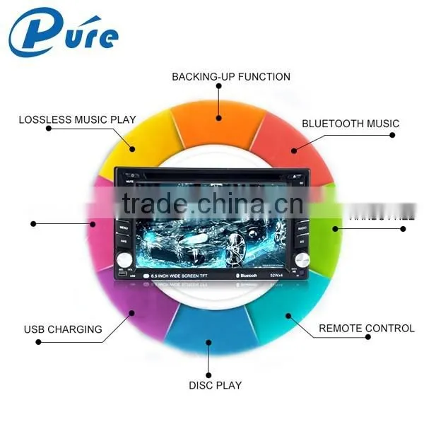 DVD Player Cheap Wholesale Bluetooth Car DVD Player with Reversing Camera Multimedia Player