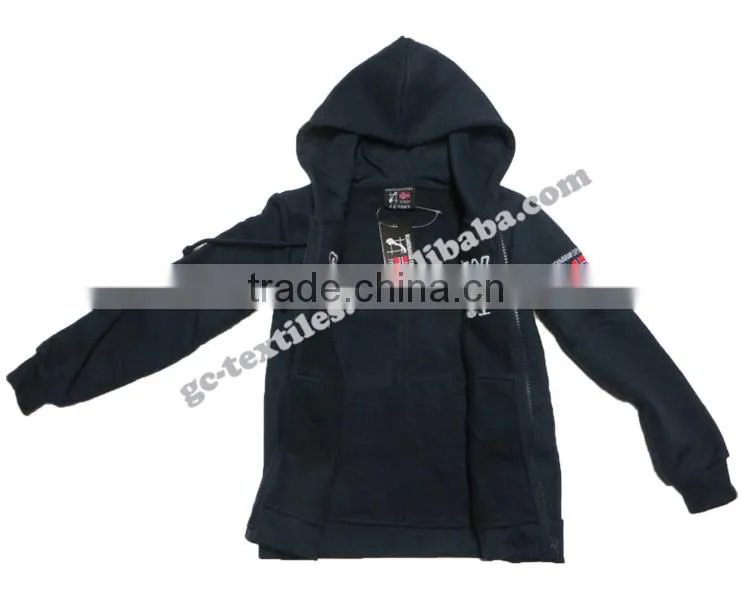 Top Quality Kid's Hooded Zip up Fleece Jacket