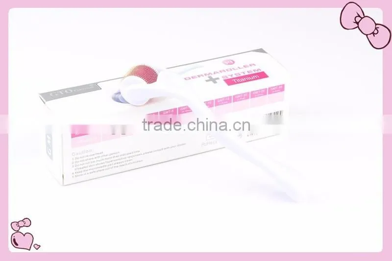 540needles titanium derma roller for hair loss treatment