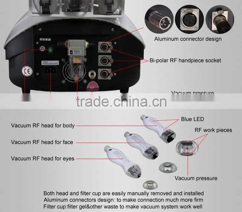 Portable best cellulite removal machine with blue light