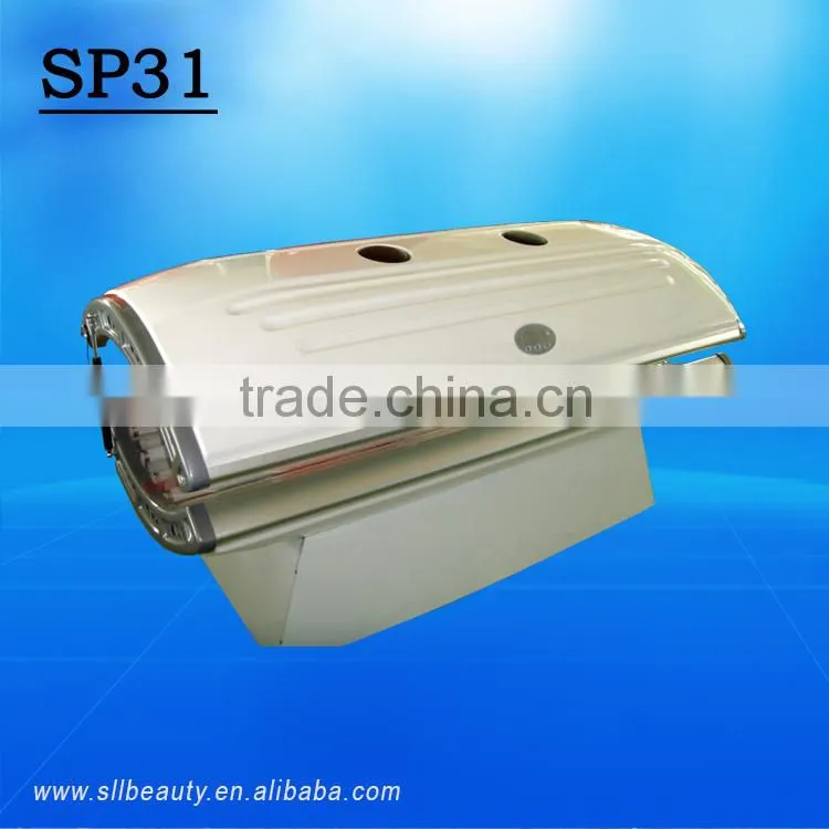 Tanning bed with Ray Therapy Horizontal collagen tanning machine