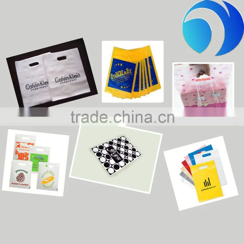 2016 high quality Colorful Customized Supermarket Useful Biodegradable Plastic Shopping Bag