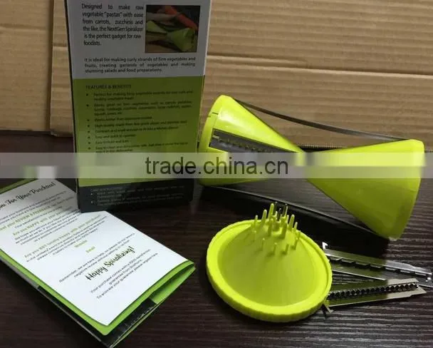 High quality 4 in 1 Kitchen Tools Spiral Vegetable Slicer