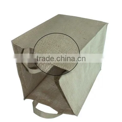 2014 new Korea design flax storage bag,Pure color zakka groceries linen hanging bag(BBHT009)