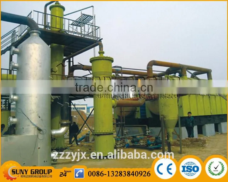 Waste tyre to oil machine