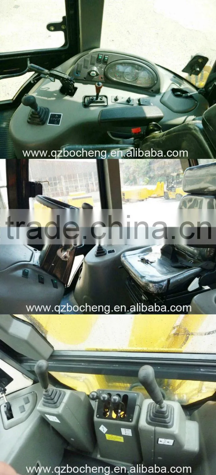 Used Backhoe Wheel Loader SAM388 With 1CBM Bucket For Sale