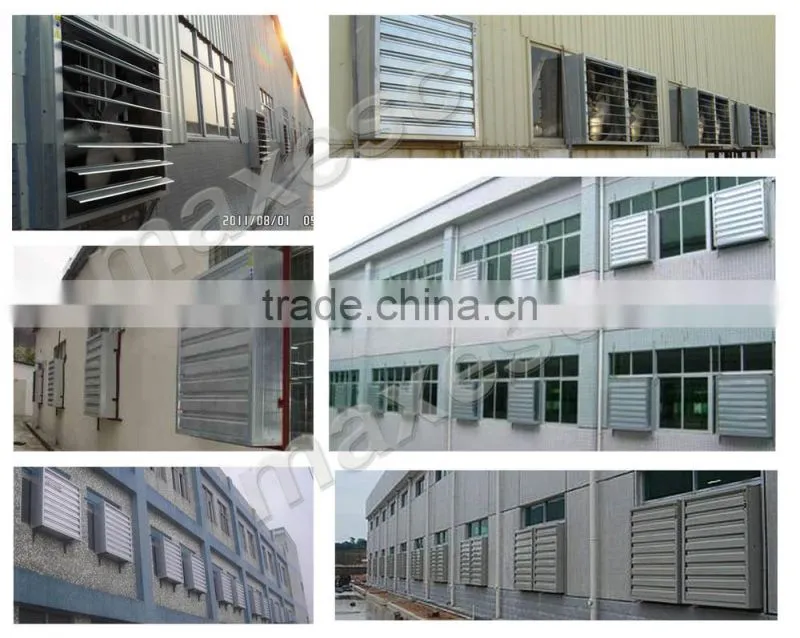 50 Inch Wall Mounted Shutter Window Fan for Poultry