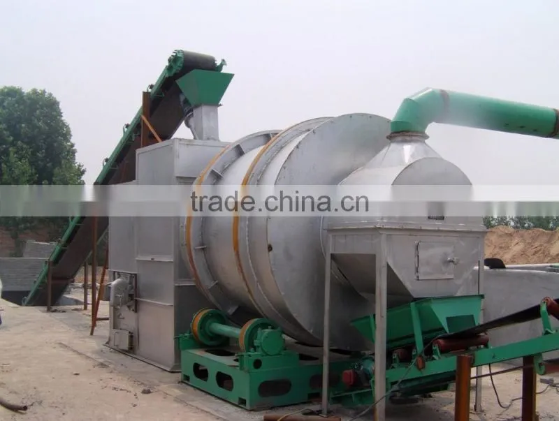 8-12t/h three drum dryer TDS6210 environmental protection industrial dryers hot sale