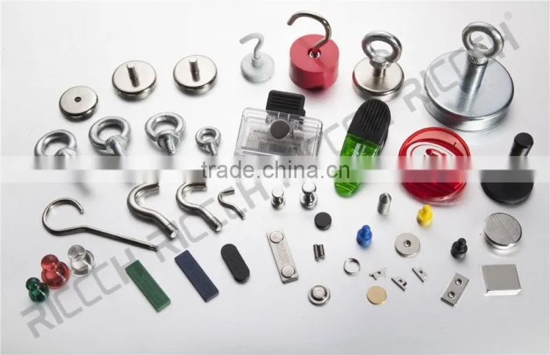 Pot magnet with rotatable hook neodymium pot magnet hand drill with magnet base Decorative Magnetic hook