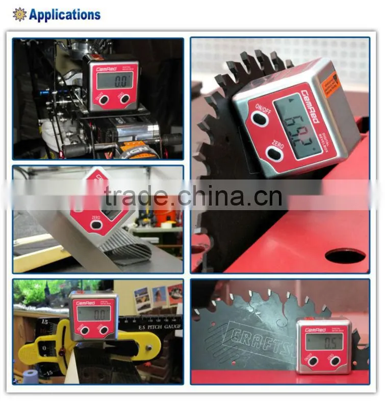 wood working machinery supporting tool digital angle bevel gauge