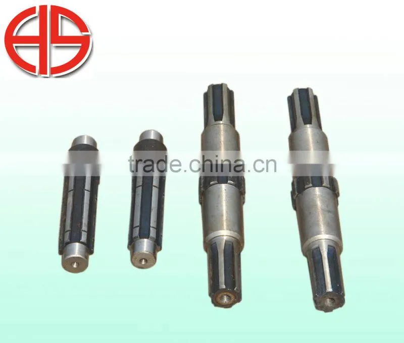China shaft manufacturer Hot selling product steel spline shaft