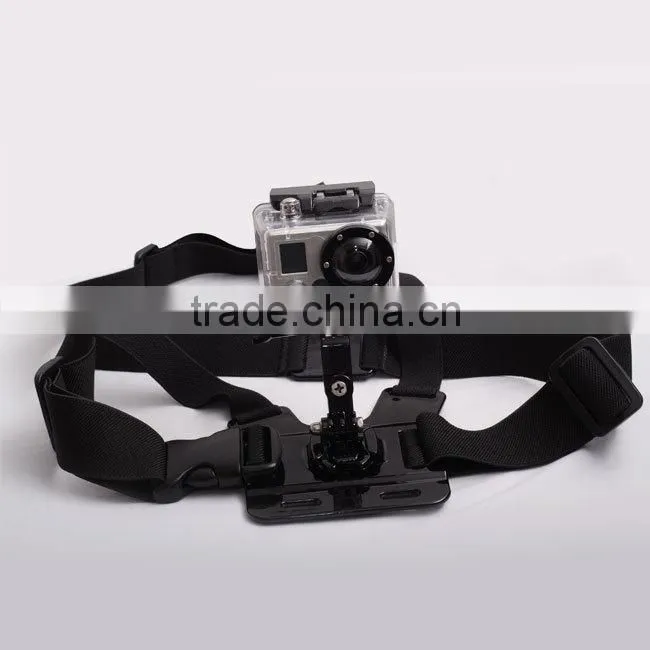 Black Gopro Chest Harness for Gopro Accessories