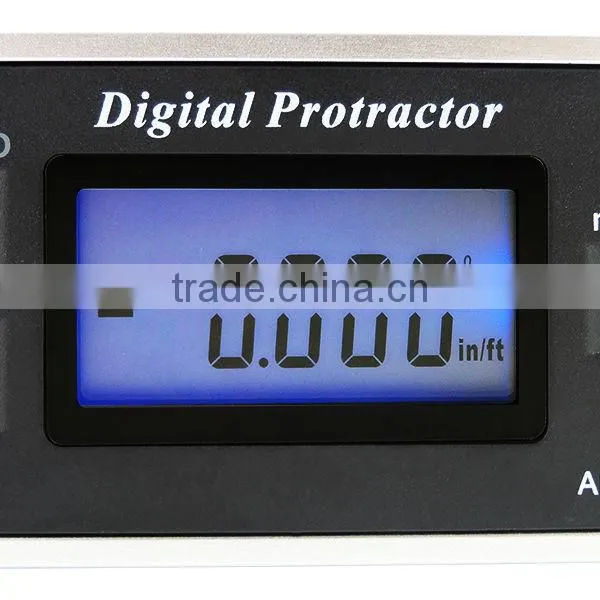 Digital Angle Finder Level Protractor Inclinometer Magnetic V-Groove 0~360 degree with Backlight Industrial Automotive Use