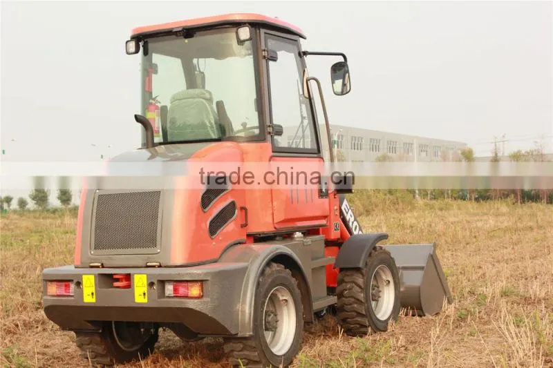 Everun ER08 CE certificated Articulated Mini Wheel Loader/Radlader