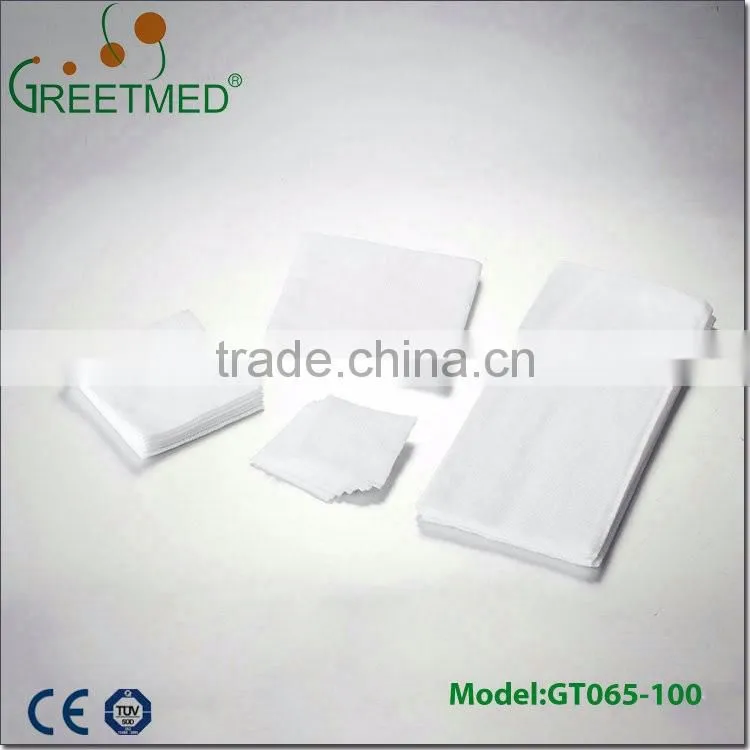 Disposable medical gauze swab