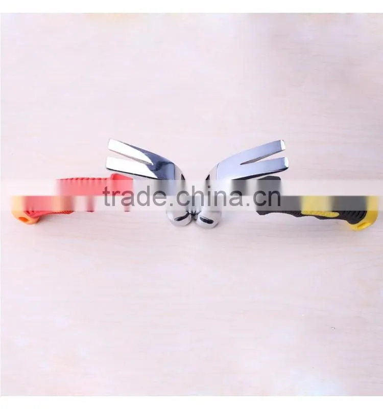 Japanese type F steel forging clamp with wooden handle
