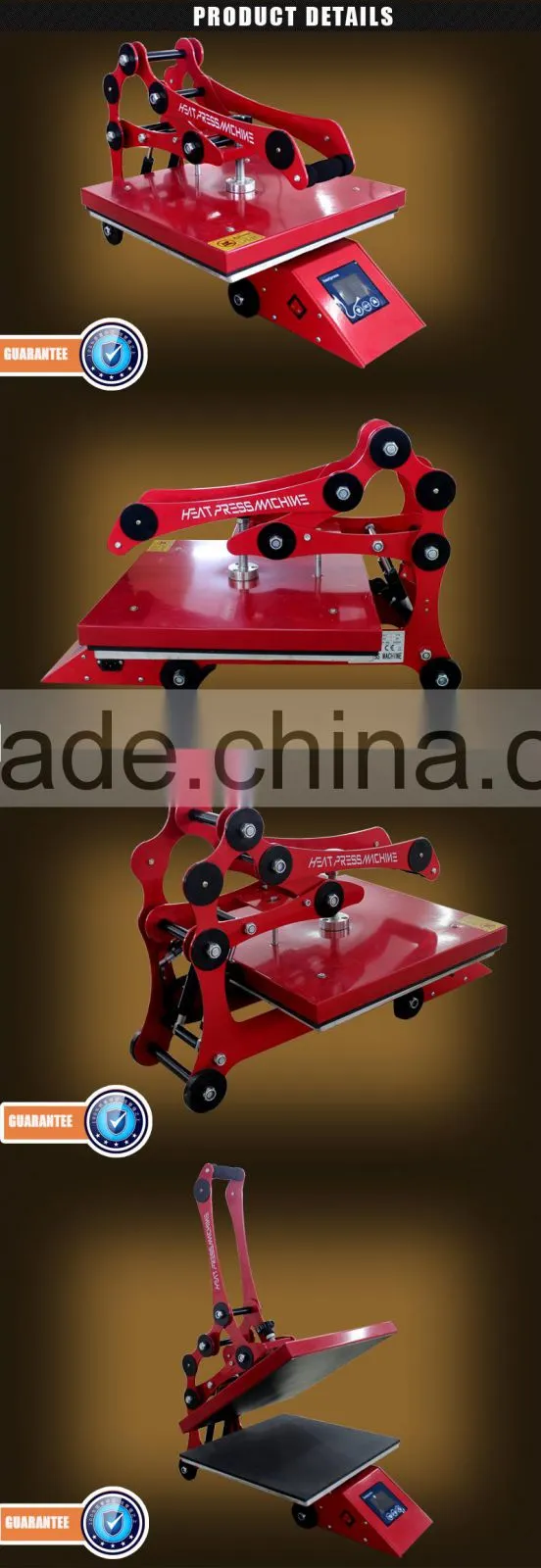 Hot Sale 15x15 Sublimation T-shirt Mini Heat Press Transfer Machine