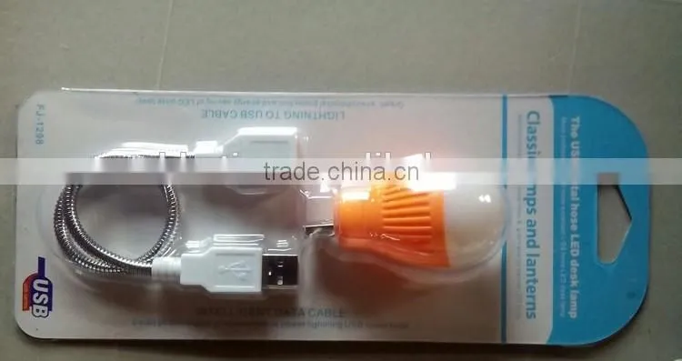 led bulb lamp USB desk lamp flexiable led desk lamp USB light