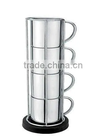 HOT SALE Atlasware vacuum flask gift sets with FDA SGS LFGB certification 1000ml vacuum flask with two 14OZ auto mugs / tea mugs