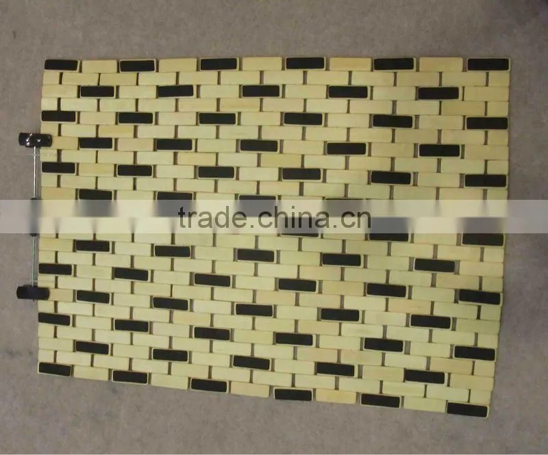 bamboo bath mat