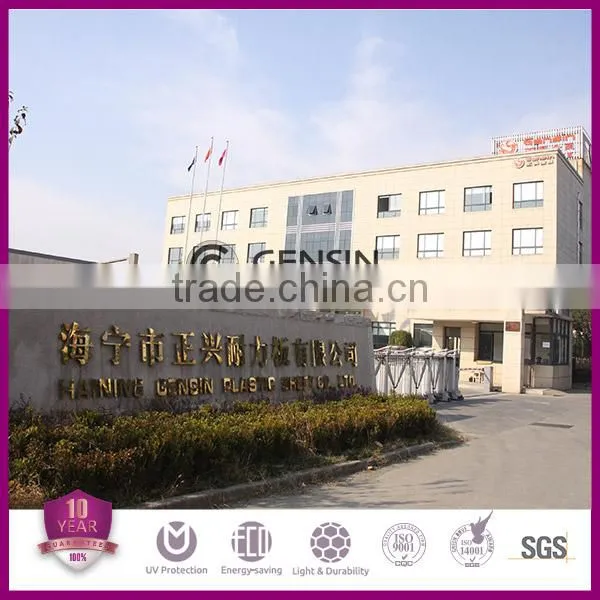High Quality Thick Multiwall Hollow Polycarbonate Sheet 25mm thickness UV Protector 10 Years Warranty PC Roofing Panel