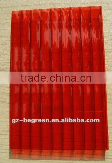 China Recycle PC Polycarbonate hollow sheet