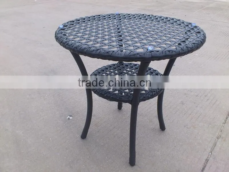 A - outdoor rattan coffee leisure chair and side table 8030+2035
