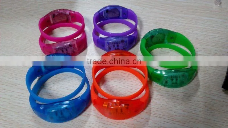 Silicone Sound Light Up Bracelet
