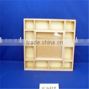 custom handmade guitar shaped wood collage photo frame wholesale