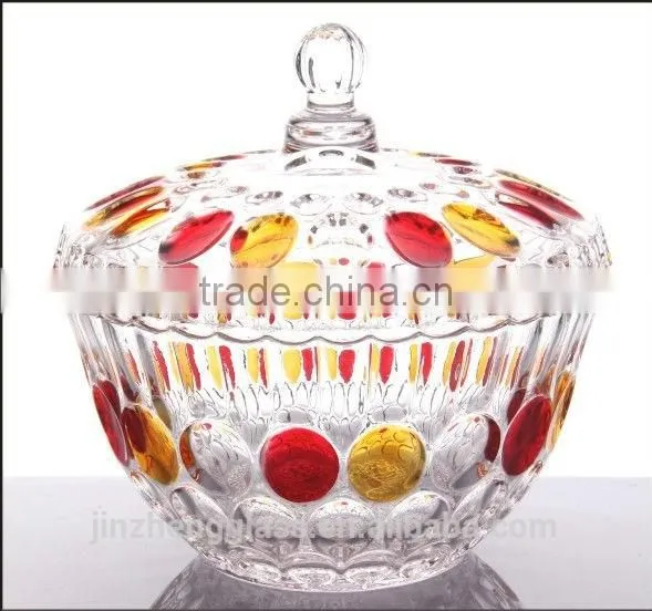 Hand Press pineapple glass jar