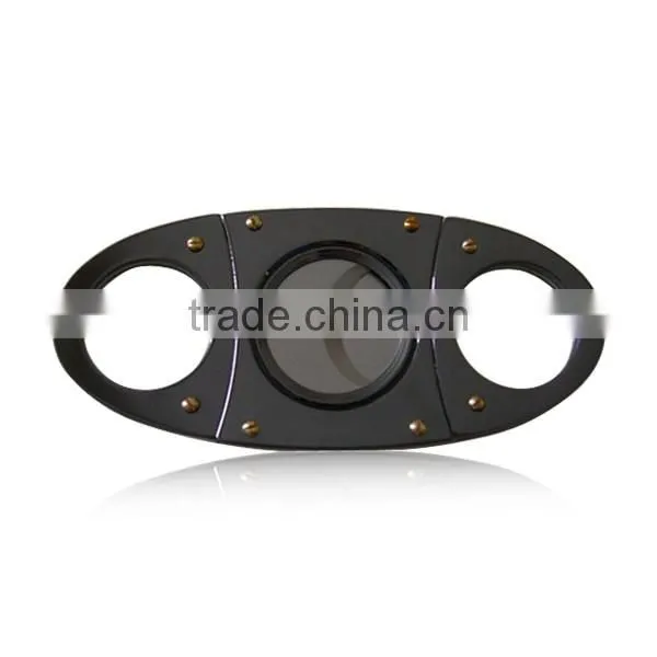 Promotional Gift Cigar Cutter Custom Logo Stainless steel Cigar Knife