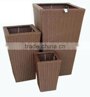 Garden Rattan Flower Pot