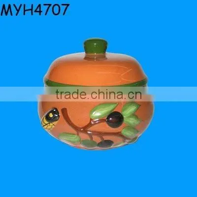 Ceramic coating soup stock pot with cover