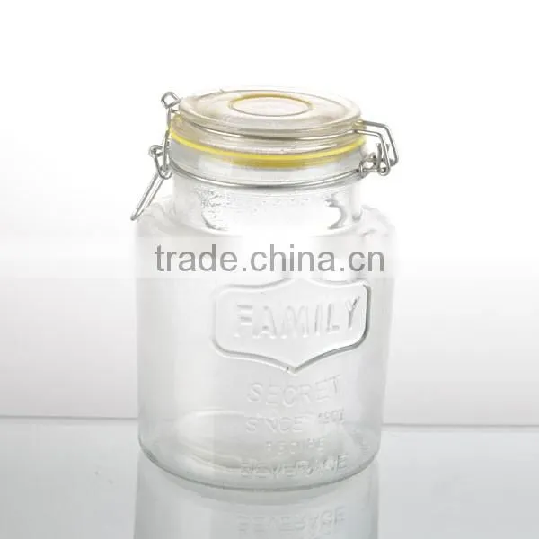 53/46oz large honey food storage jars empty preserving jar set