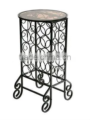 SEI Glass Top Wine Table