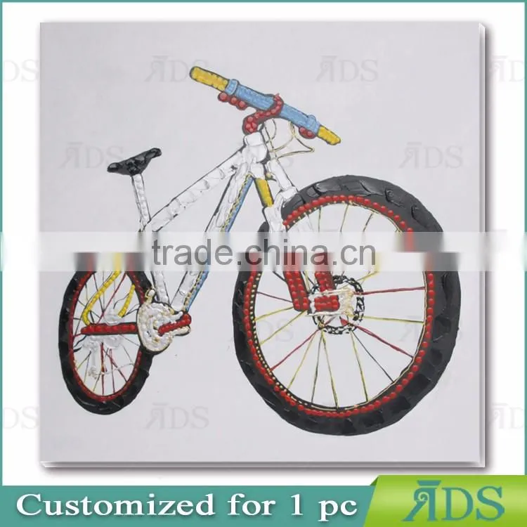 Pop Wall Decor Bike Painting