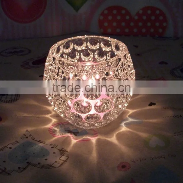 cheap grape shape crystal candle holder for home decoration