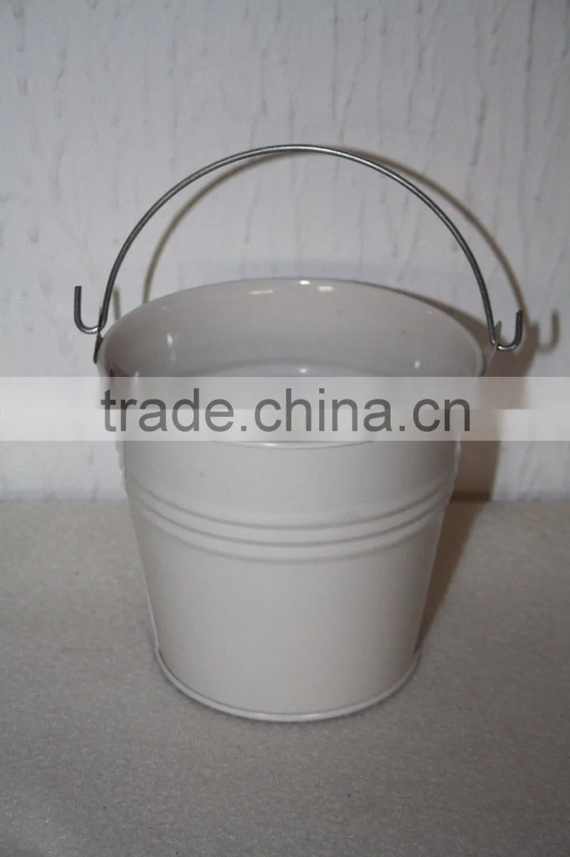 Small High Quality Galvanized Metal Bucket