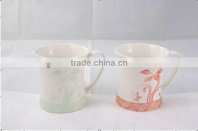 Eco Ceramic Porcelain Coffee Mug with Big Mouth