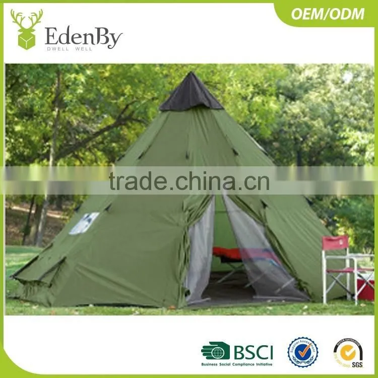 China 2017 Hot Selling Big Camping Bell Rock Indian Teepee Camping Tent