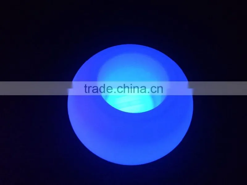 China manufacturer PE plastic led lighting flower pot