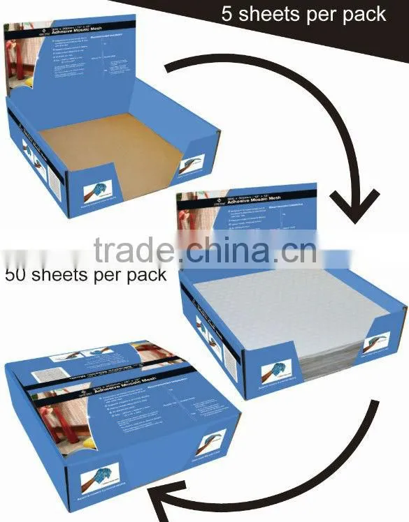 Adhesive Mosaic Spacer, Mosaic Sheet, Adhesive Mosaic Mesh.