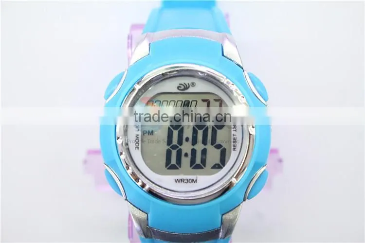 Light Blue Transparent PU Watch