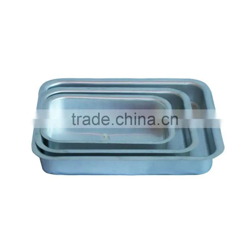 Aluminium Wash White Square Plate