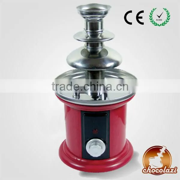 CHOCOLAZI ANT-8030 ALL Model 3 tiers wholesale Mini Home plastic for family in China chocolate fountain