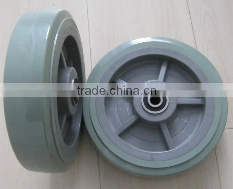 8"*2 Hand Truck Rubber Solid Wheel