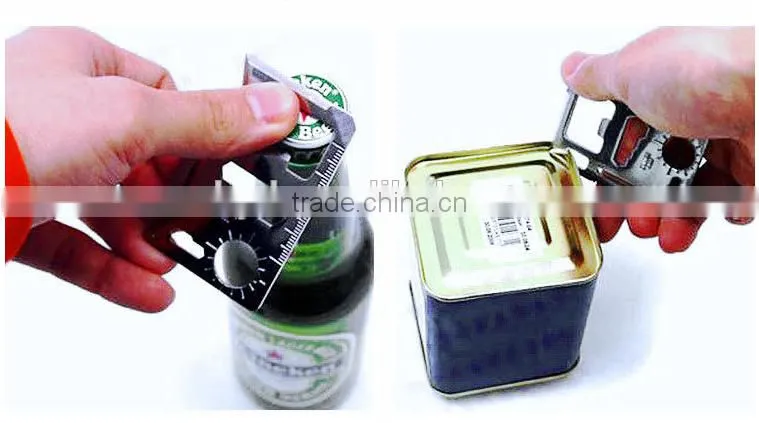 2016 fashion Outdoor camping army card knife credit card knife card