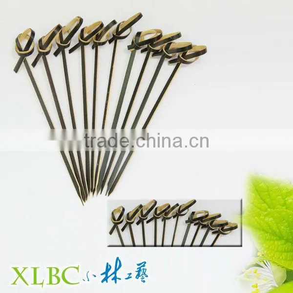 Colored Bamboo Knotted skewer